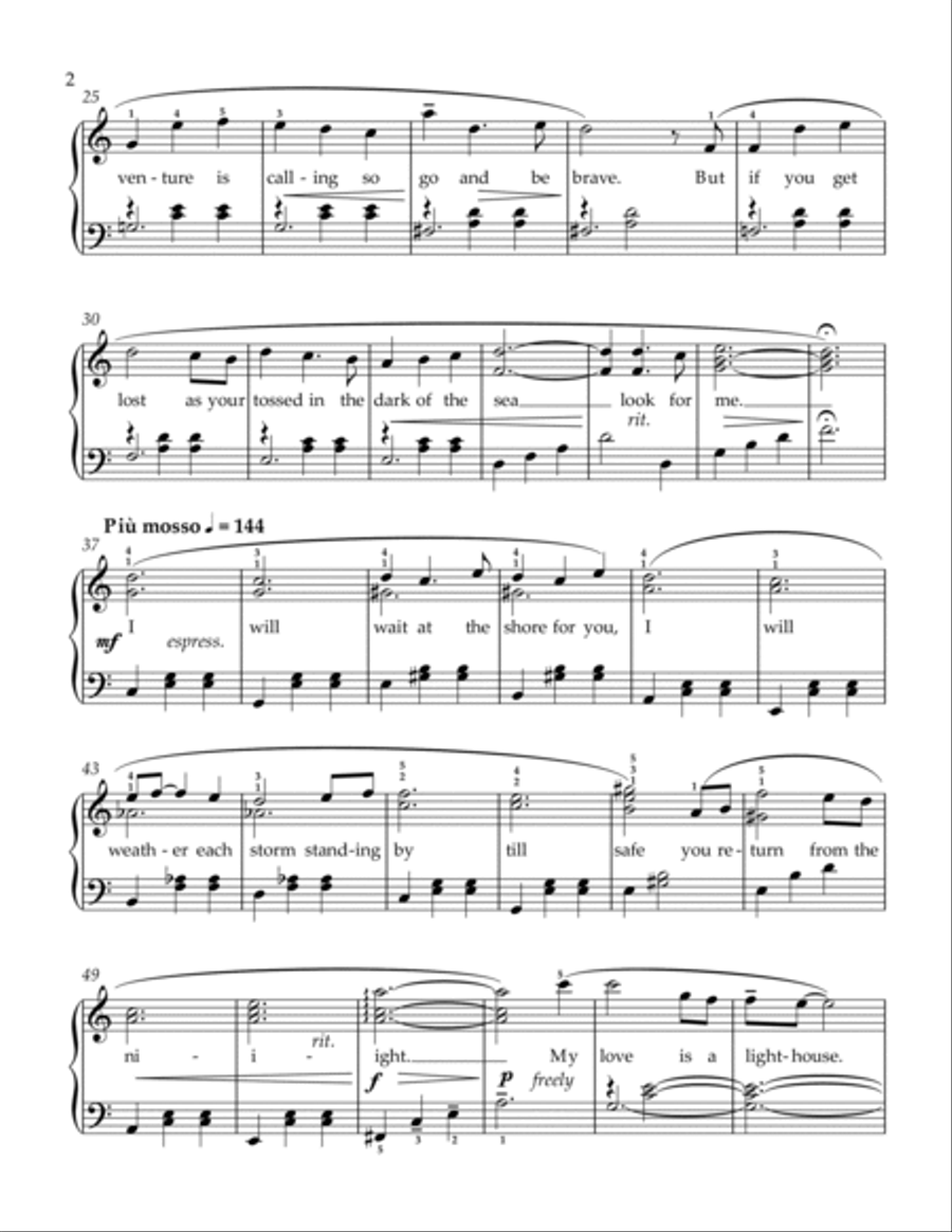 Look For The Light Piano Method scores gallery preview page 3