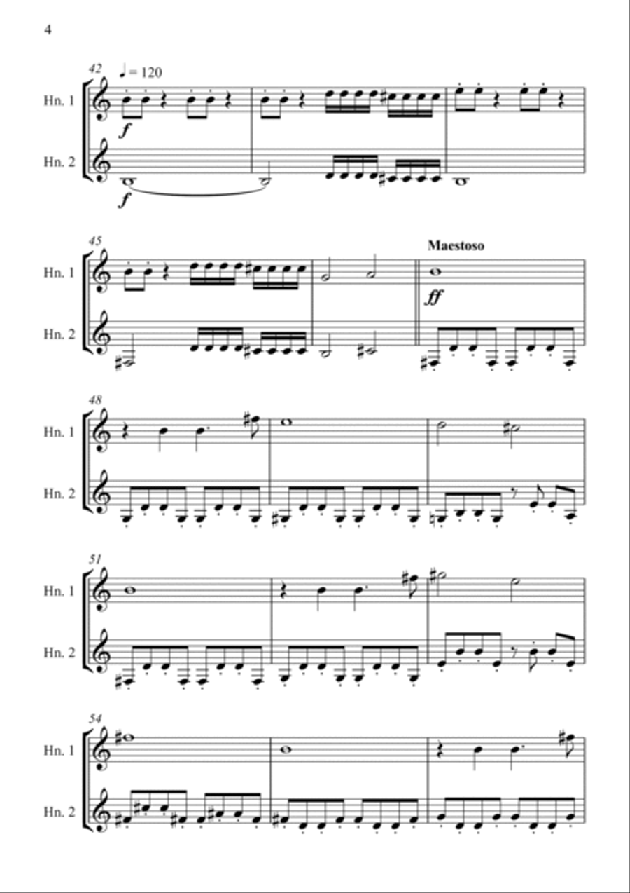 Main On End Brass Duet scores gallery preview page 4