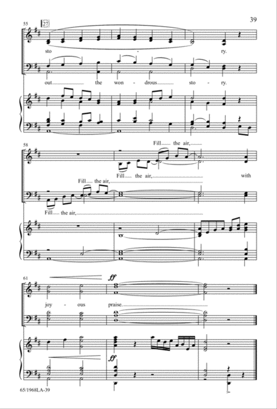 The Word Made Flesh 4-Part scores gallery preview page 41