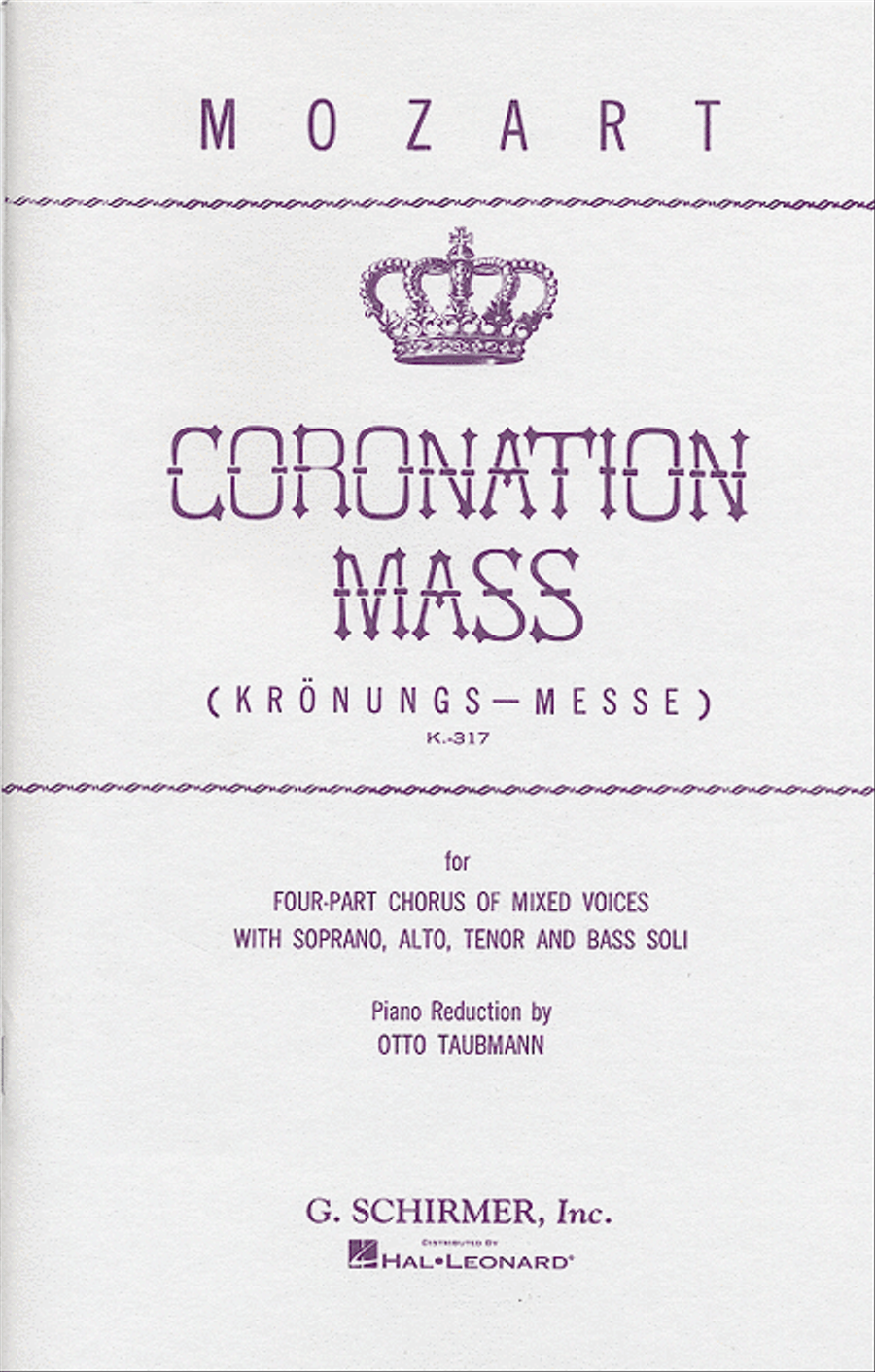 Coronation Mass, K. 317