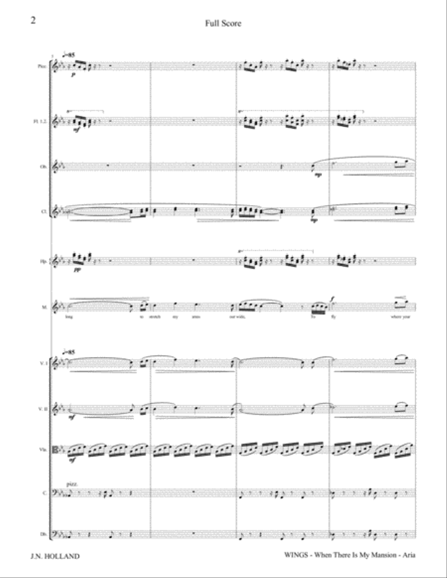 When there is my mansion by the Sea... Opera On the Wings of the Scarlet Messenger Orchestra Accompa Full Orchestra scores gallery preview page 6