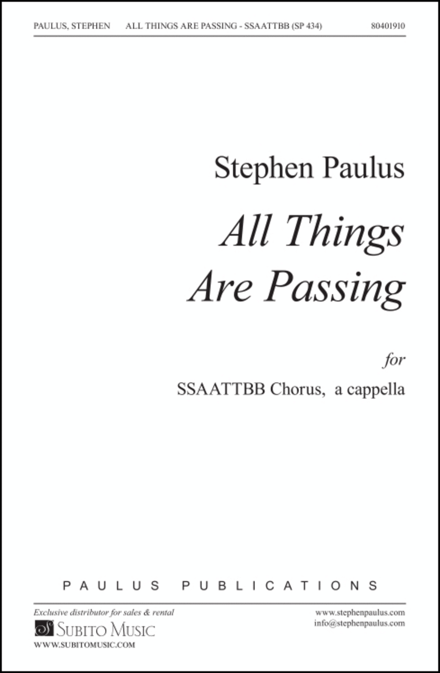 All Things Are Passing