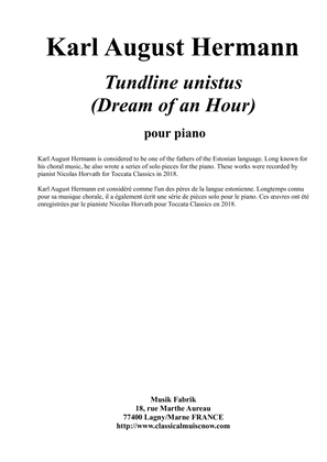 Karl August Hermann : Tundline unistus (Dream of an Hour) for piano