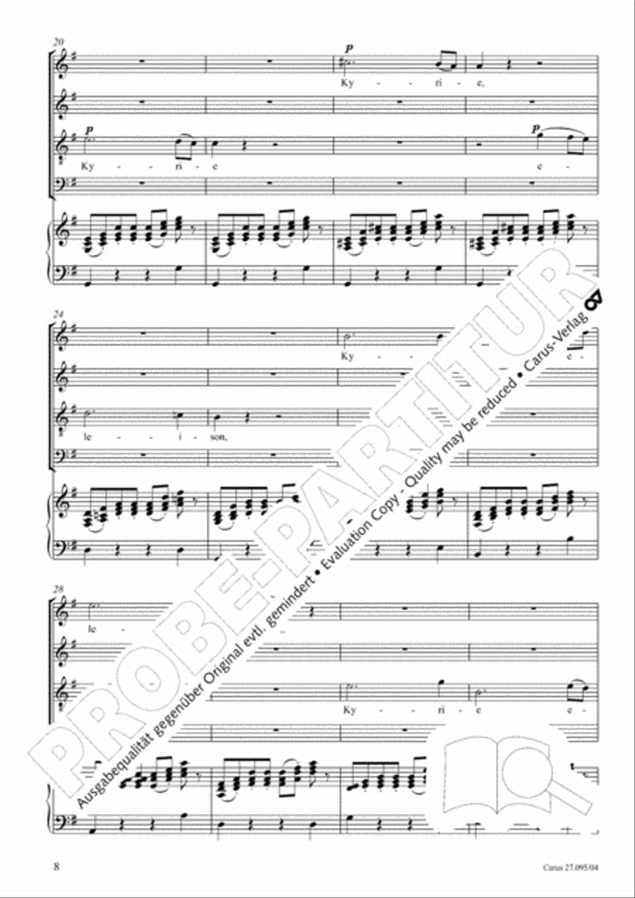 Messe solennelle de sainte Cecile STB scores gallery preview page 9