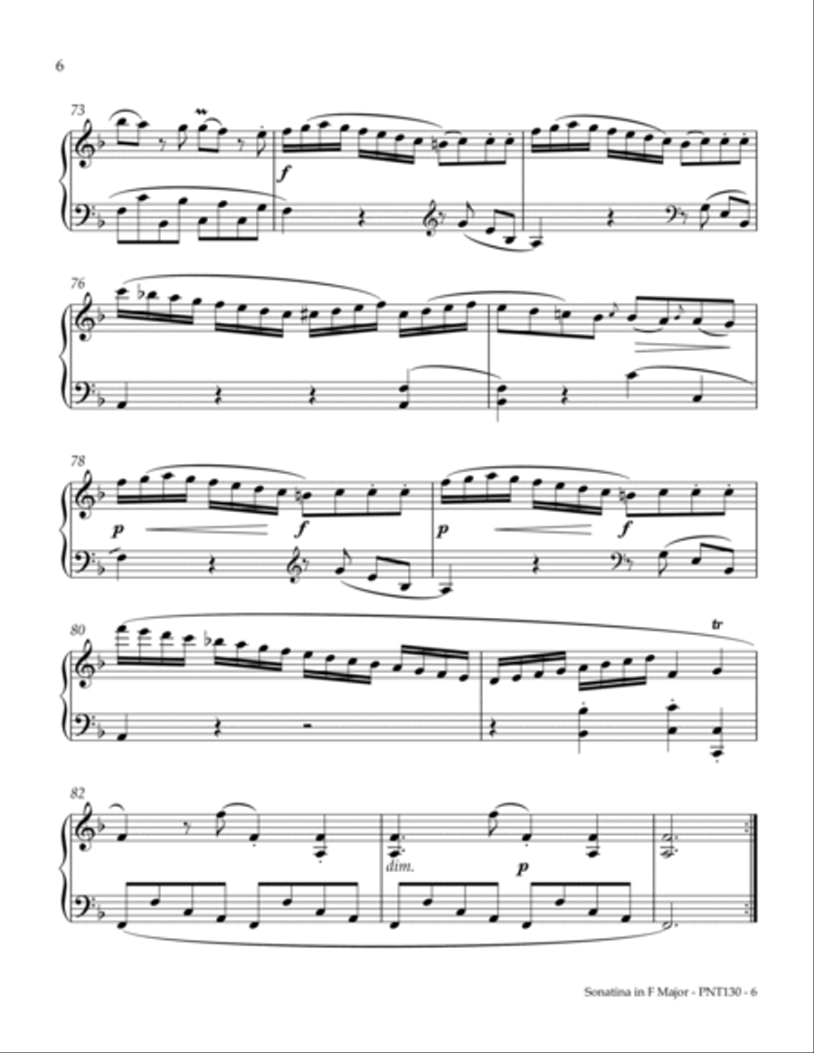 Sonatina Opus 38, Number 3 Piano Method scores gallery preview page 6