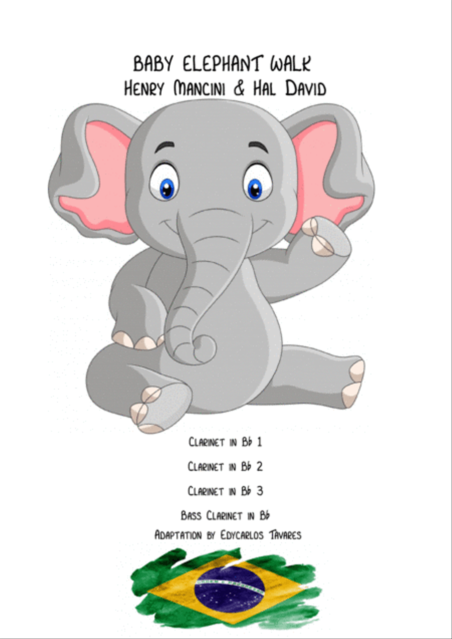 Baby Elephant Walk Woodwind Quartet scores gallery preview page 4