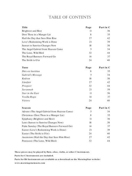 Reflections throughout the Church Year: Nine Pieces for Solo Instrument and Organ or Piano image number null