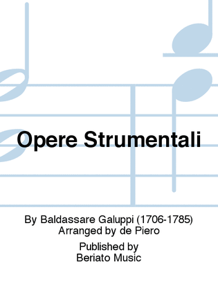 Book cover for Opere Strumentali