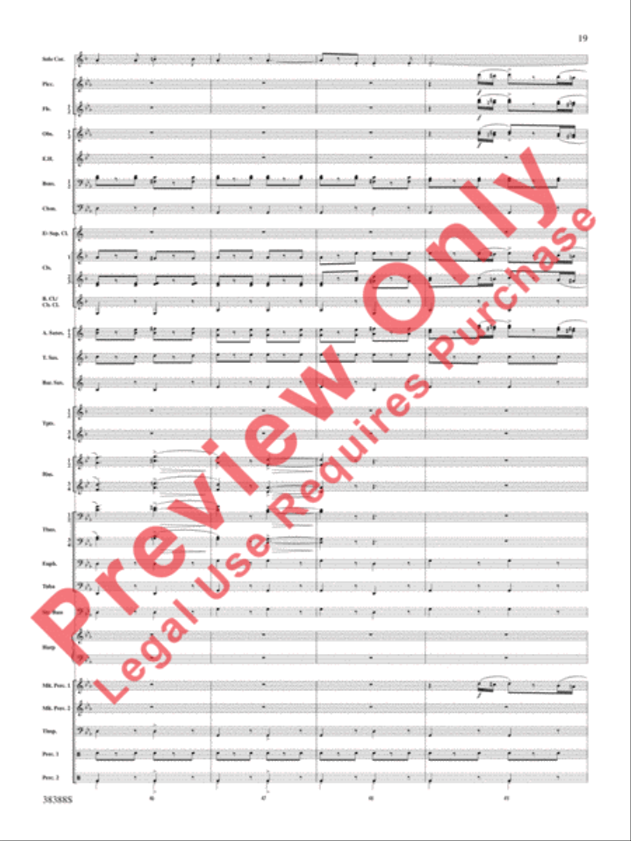 Napoli Napoli Concert Band scores gallery preview page 20