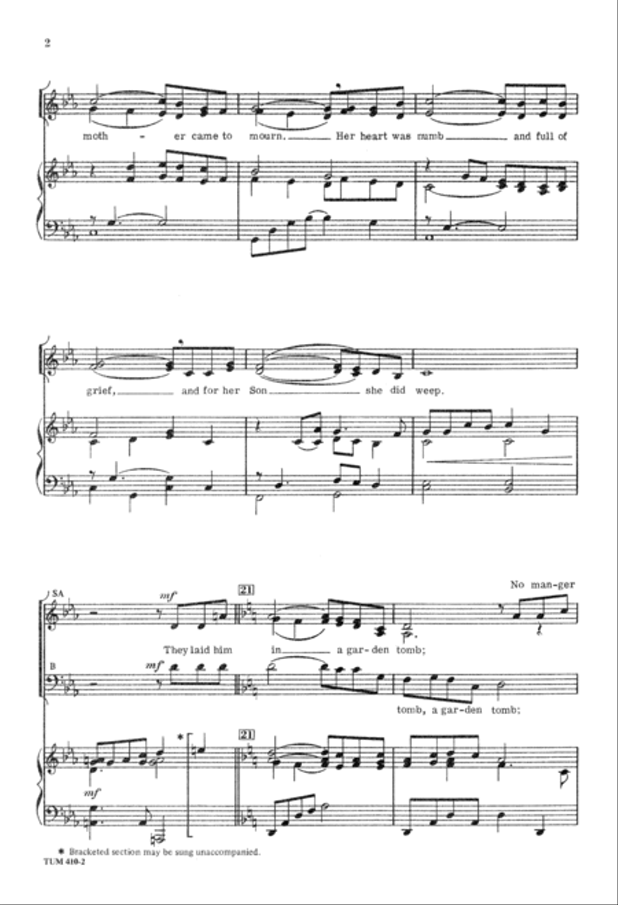 On the Cross for Me 3-Part scores gallery preview page 3