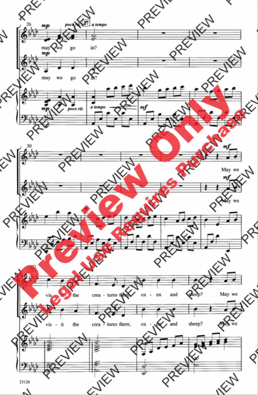 How Far Is It to Bethlehem? Women's Choir scores gallery preview page 4