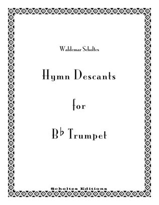 Book cover for Hymn Descants for Bb Trumpet