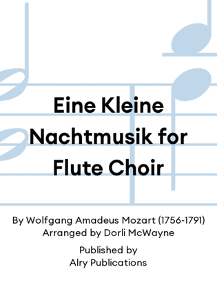 Eine Kleine Nachtmusik for Flute Choir