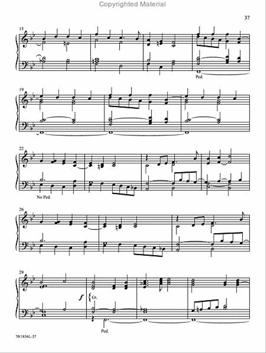 Easy Organ Library, Vol. 54 Organ Solo scores gallery preview page 7