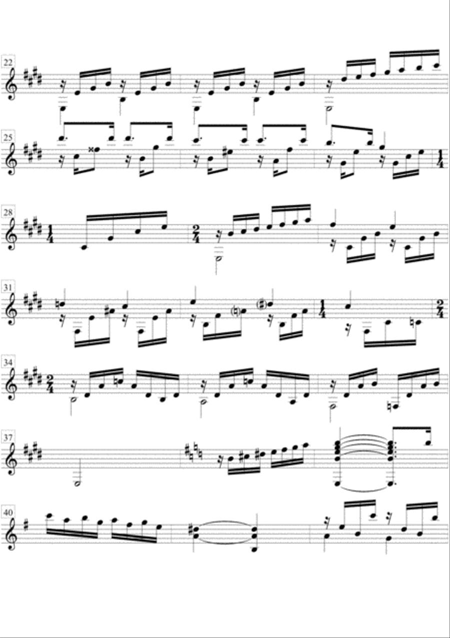 FIRST BIENNIUM (PRIMER BIENIO) Guitar Solo scores gallery preview page 3