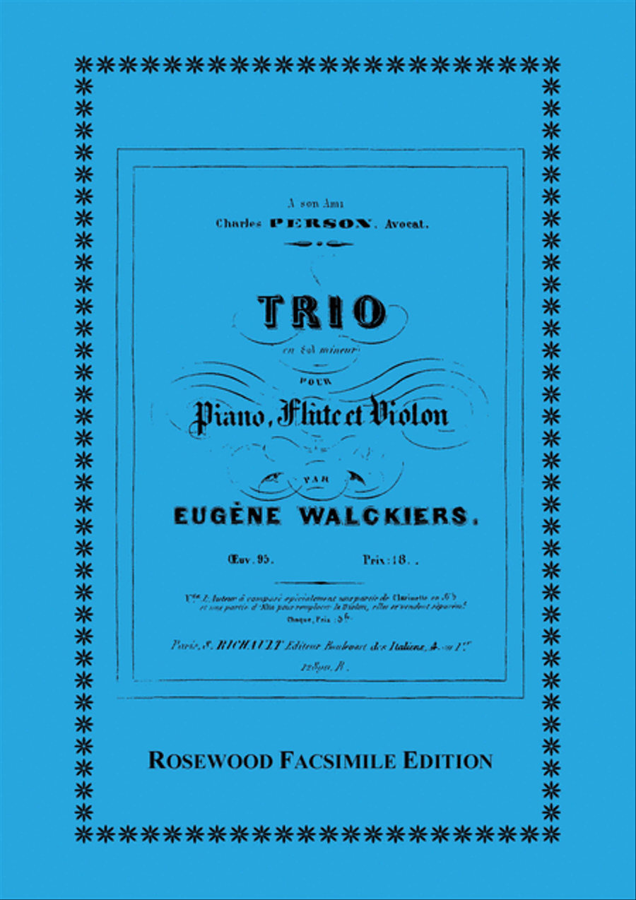 Trio, Op. 95 Clarinet scores gallery preview page 1
