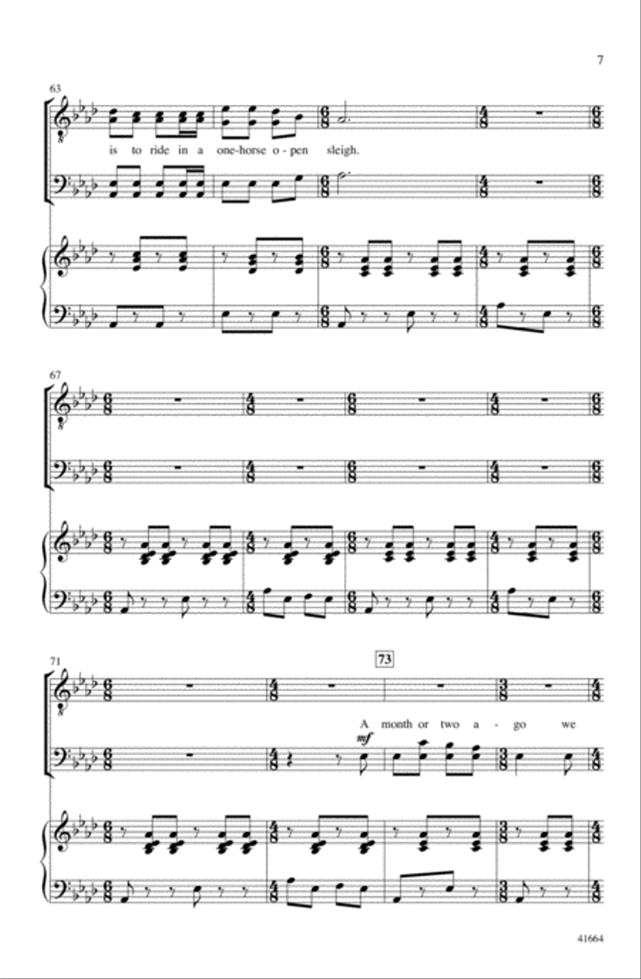 Jingle Bells (Sort Of) Choir scores gallery preview page 6