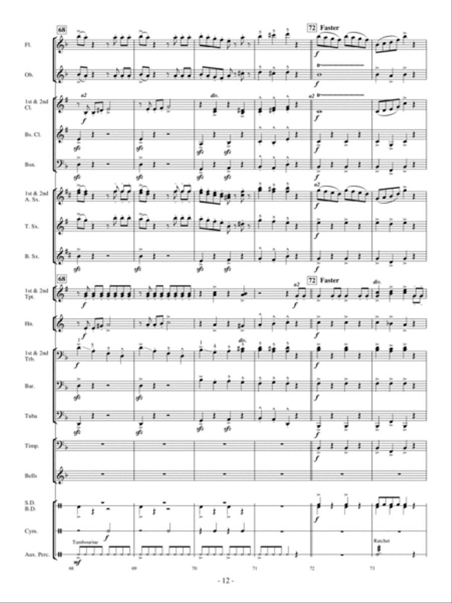 A Crazy, Mixed-Up Opera A Crazy, Mixed-Up Opera Concert Band scores gallery preview page 11
