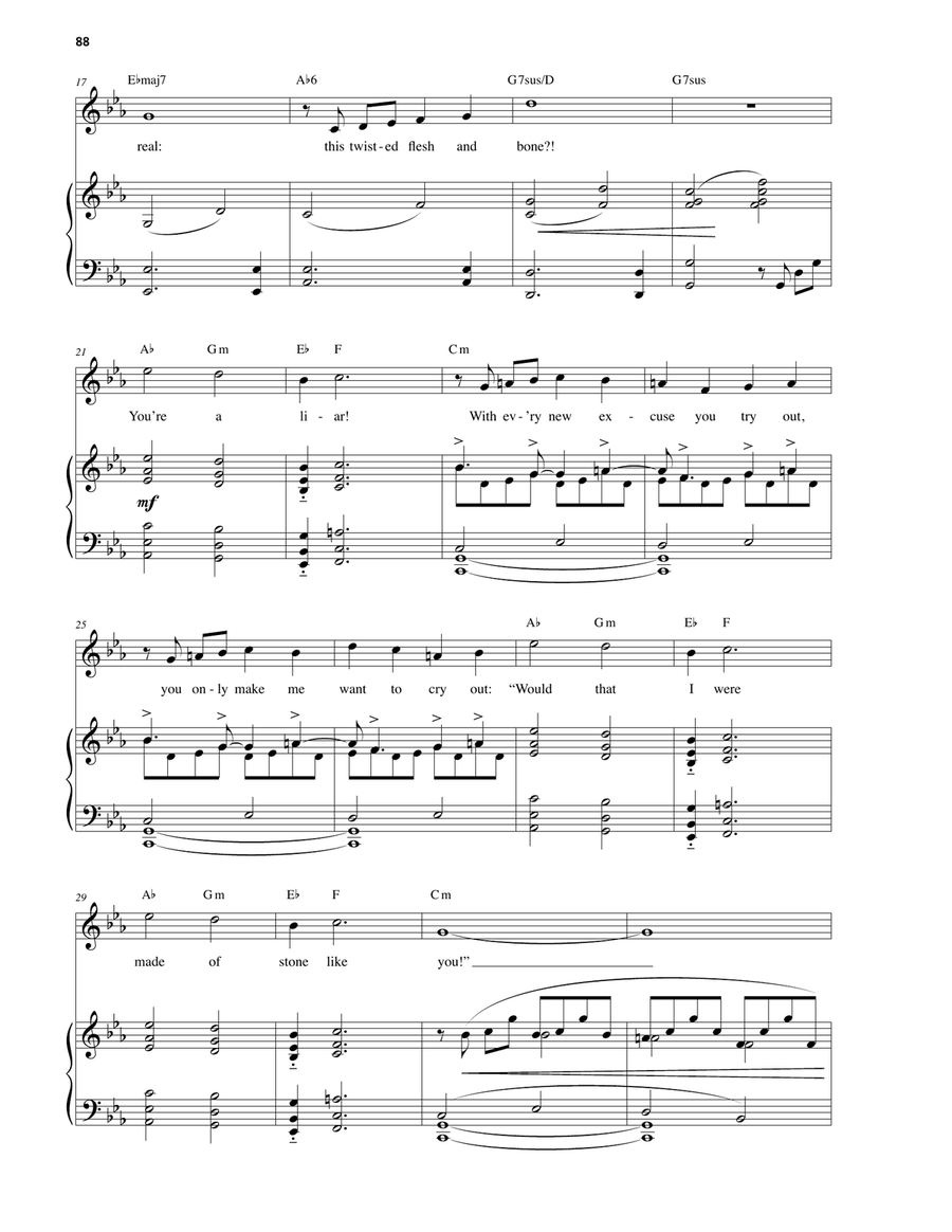 Made Of Stone (from The Hunchback Of Notre Dame: A New Musical) Voice Solo scores gallery preview page 2