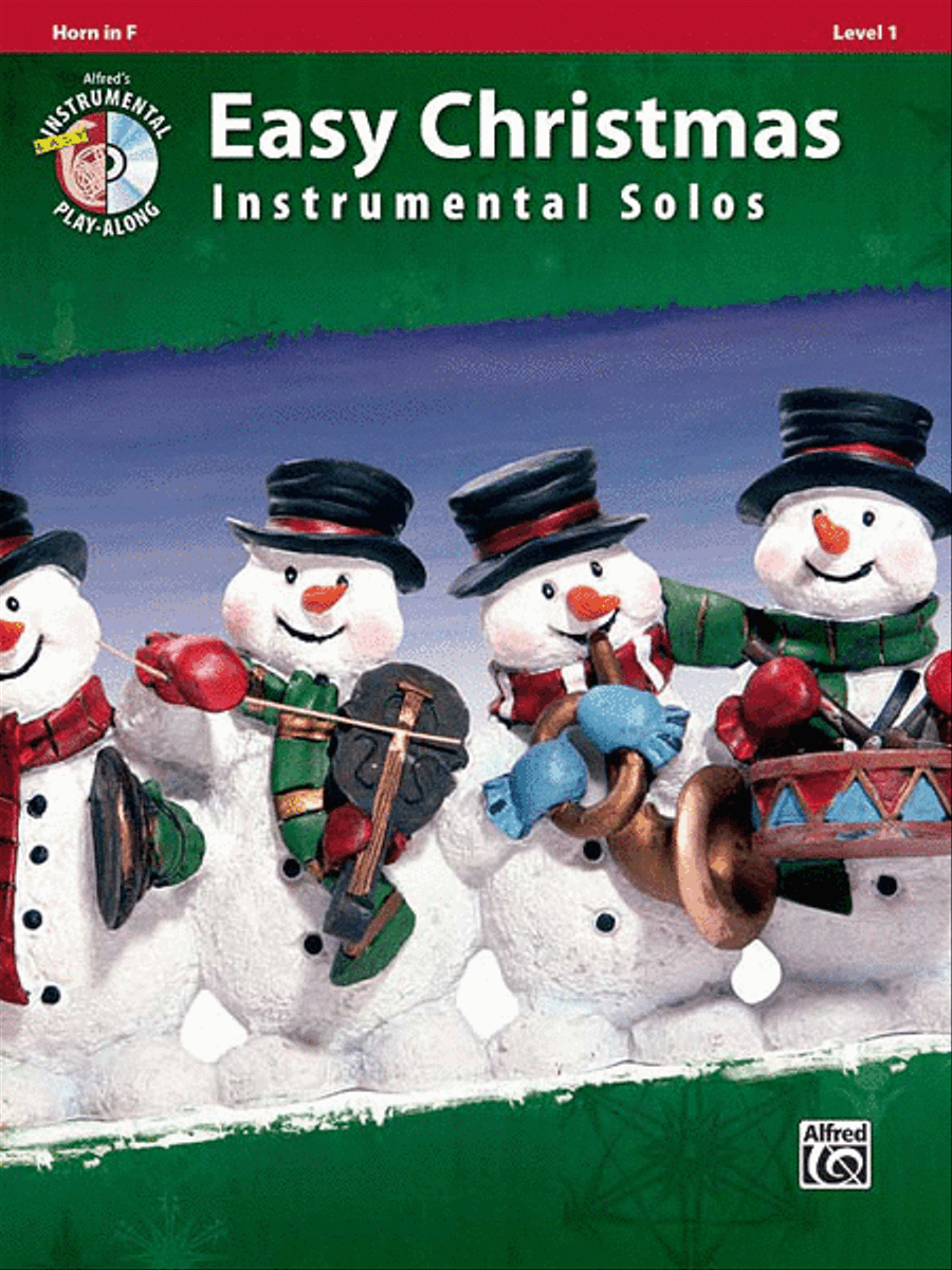 Easy Christmas Instrumental Solos, Level 1 Horn Solo scores gallery preview page 1