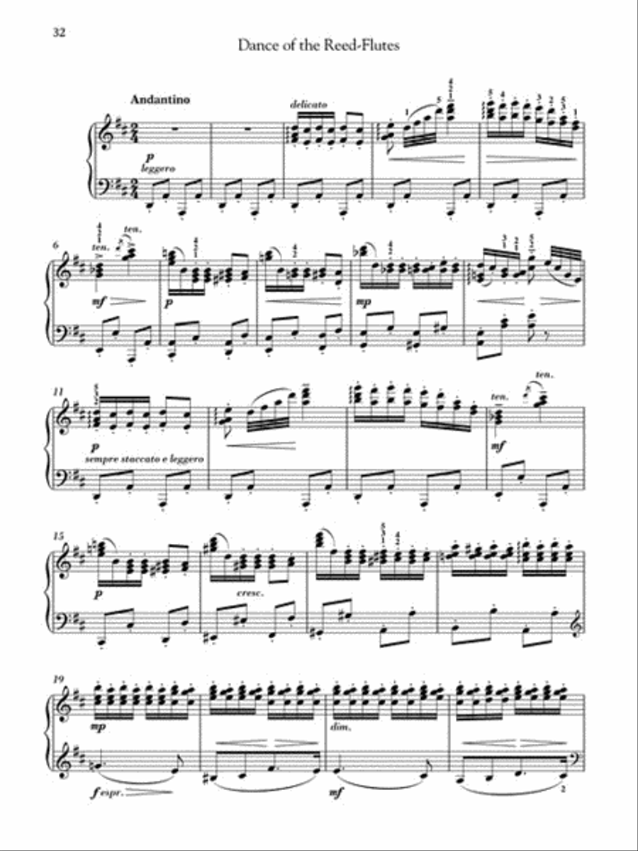 Tchaikovsky – The Nutcracker Suite, Op. 71a Piano Solo scores gallery preview page 6