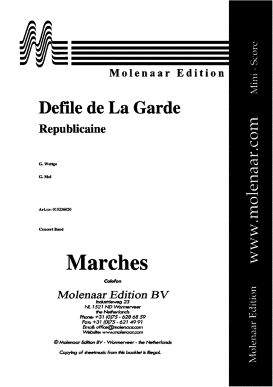 Defile de la Garde Defile de la Garde Concert Band scores gallery preview page 2