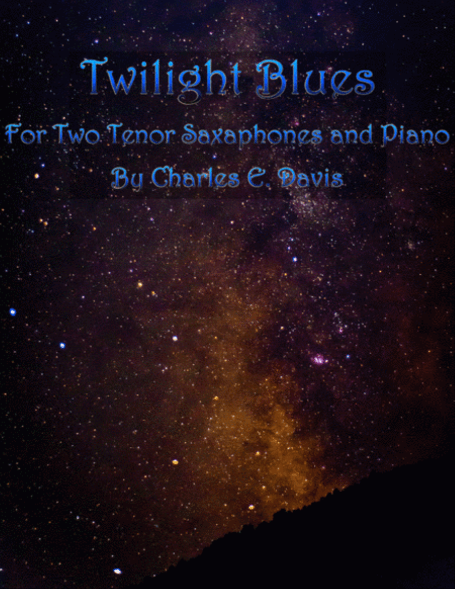 Twilight Blues - Two Tenor Saxes and Piano Jazz Ensemble scores gallery preview page 1
