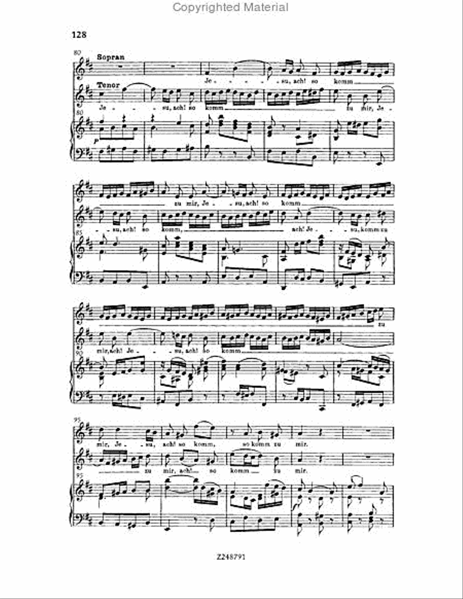 Christmas Oratorio, BWV 248 Choir scores gallery preview page 127