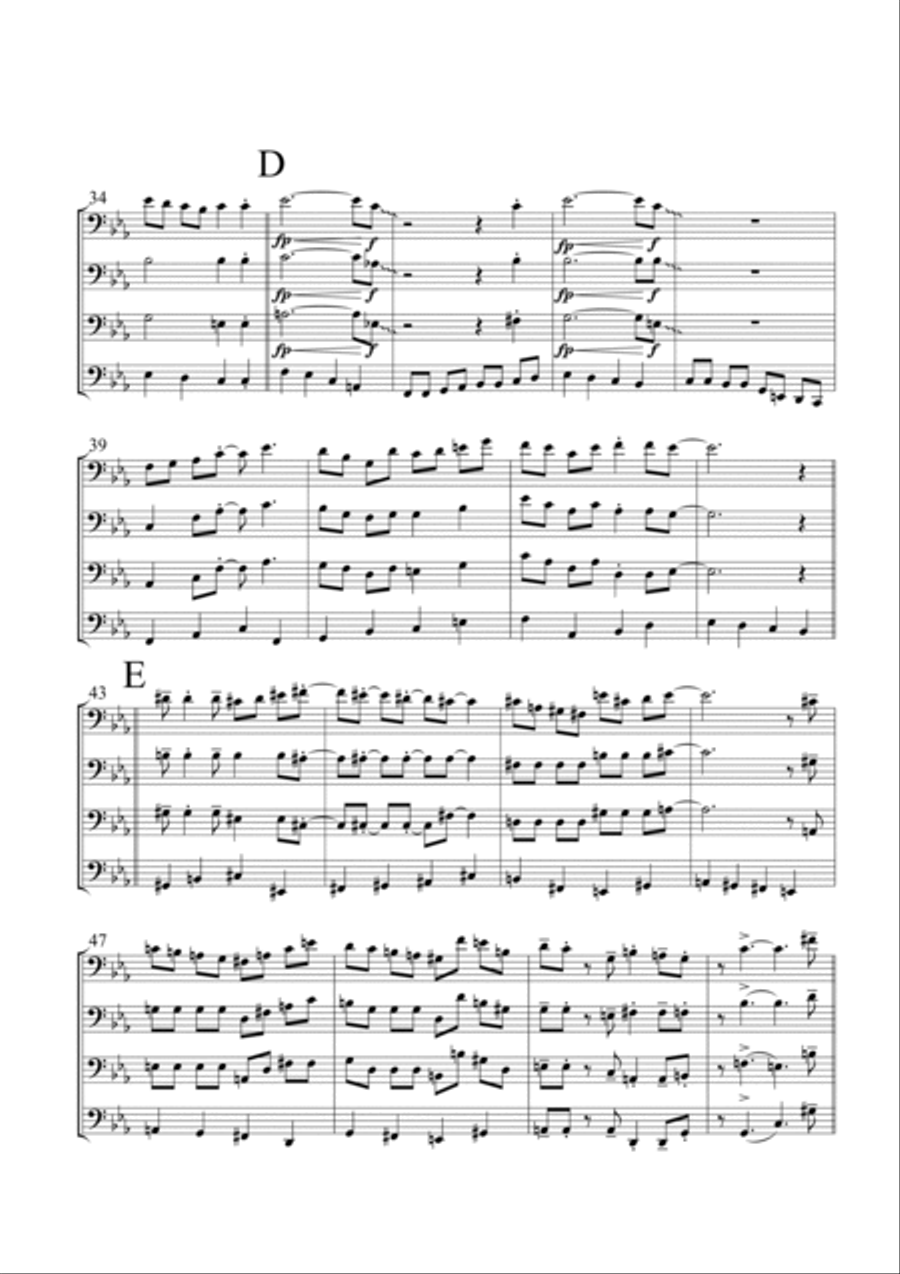 Four Brothers Four Brothers Brass Quartet scores gallery preview page 4
