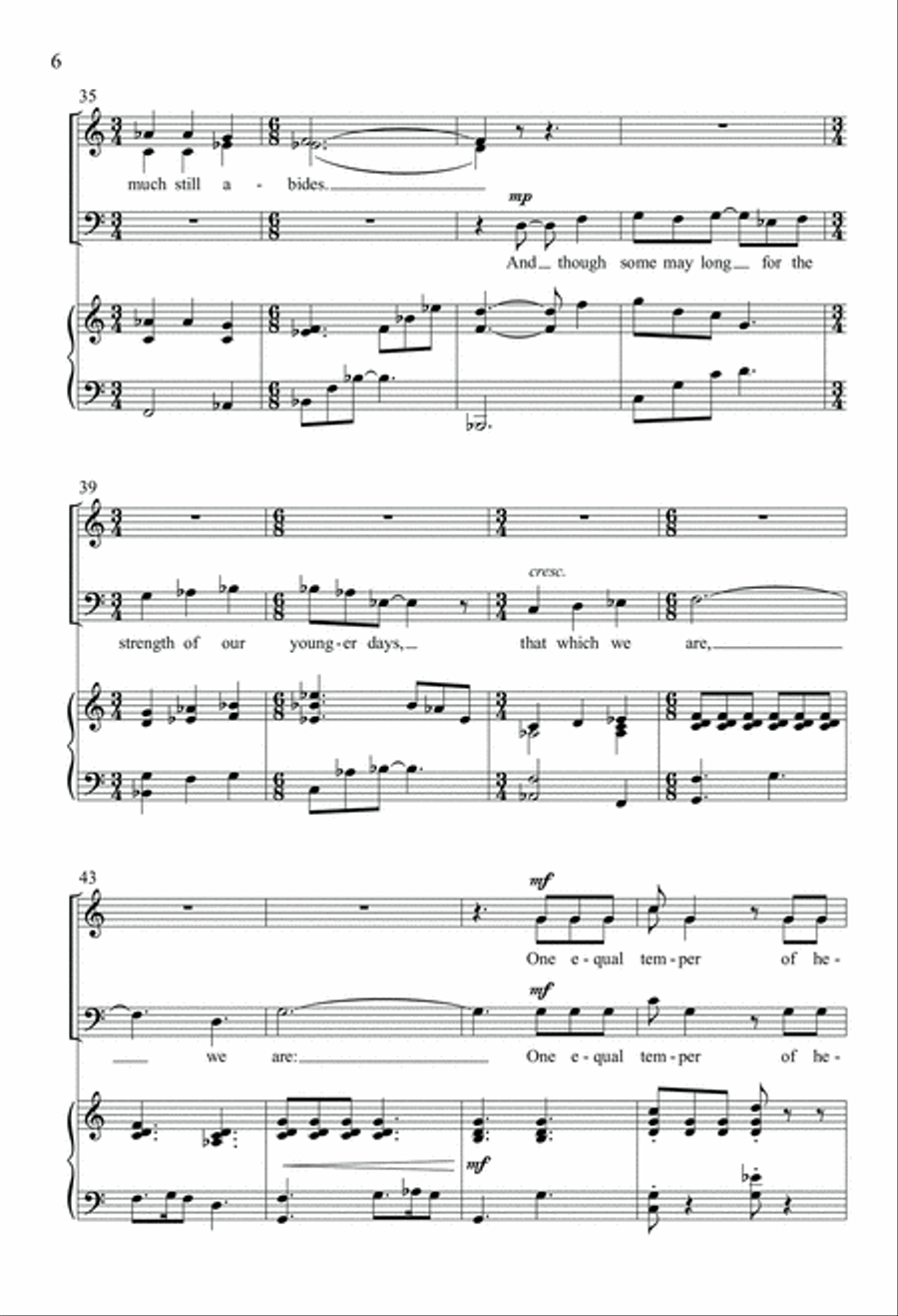 Ode to Ulysses 3-Part scores gallery preview page 6