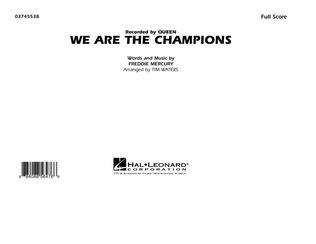 Book cover for We Are The Champions - Full Score