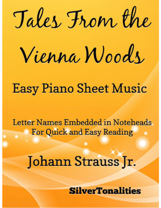 Book cover for Tales from the Vienna Woods Easy Piano Sheet Music