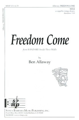 Book cover for Freedom Come - SSAA Octavo