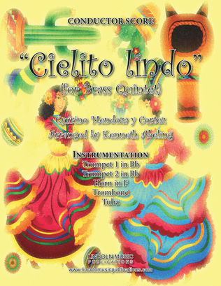 Book cover for Cielito lindo (for Brass Quintet)