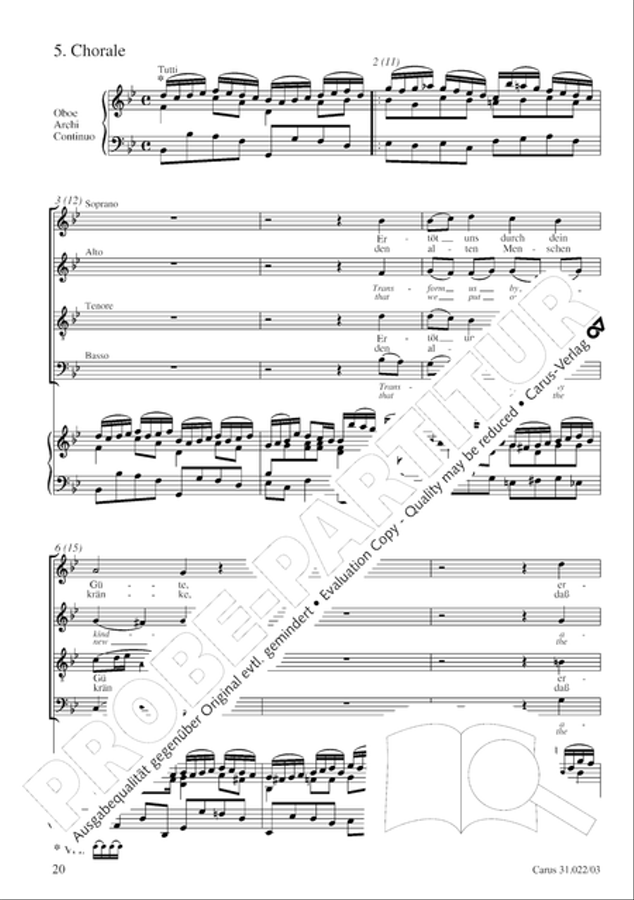 Jesus calling then the Twelve to him (Jesus nahm zu sich die Zwolfe) ATB scores gallery preview page 21