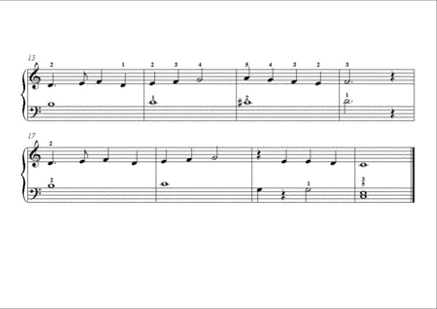 Easy Christmas for Piano Easy Piano scores gallery preview page 5