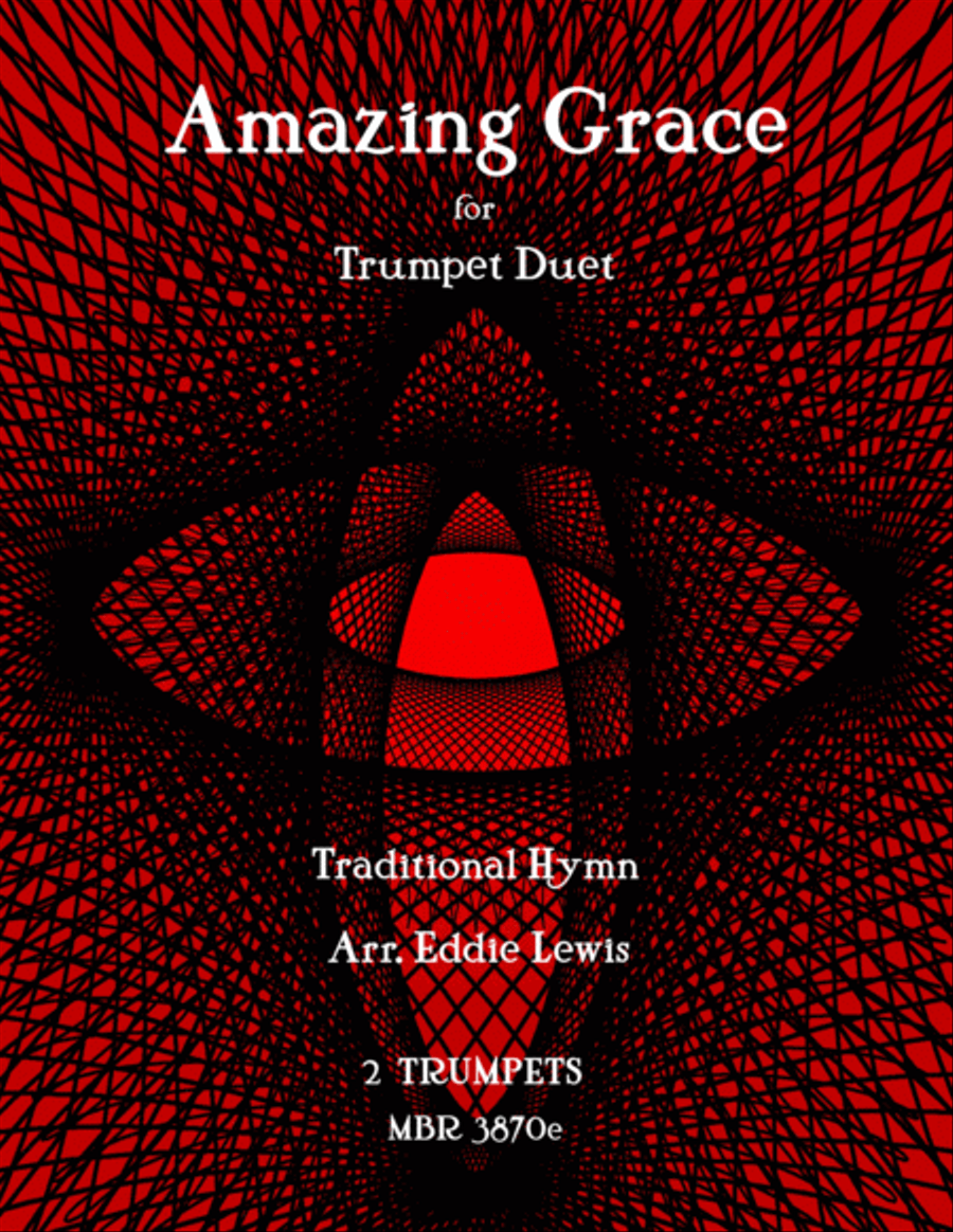 Amazing Grace for Trumpet Duet Arr. by Eddie Lewis Trumpet Duet scores gallery preview page 1