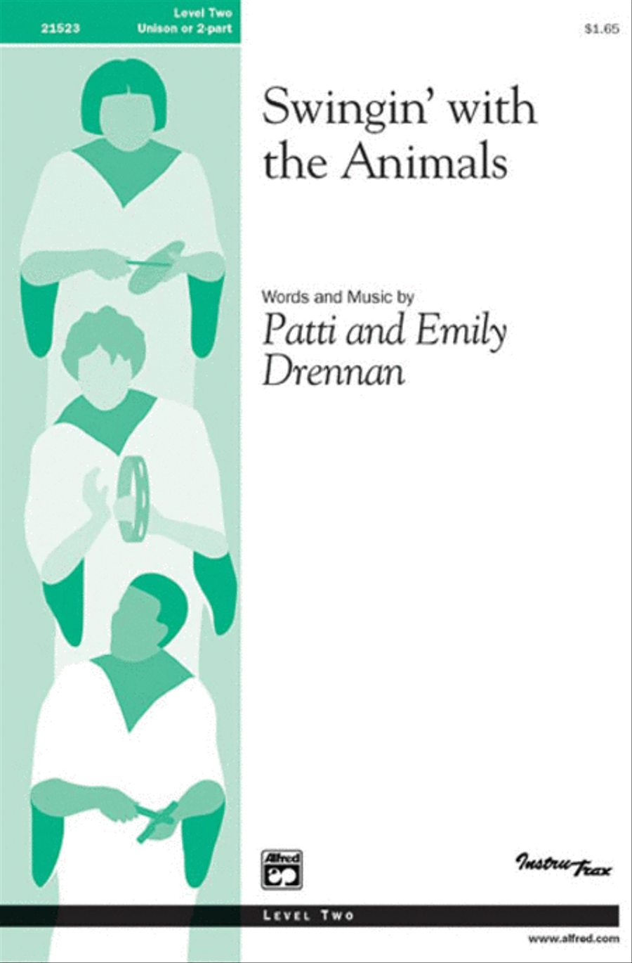 Swingin' with the Animals Unison Choir scores gallery preview page 1