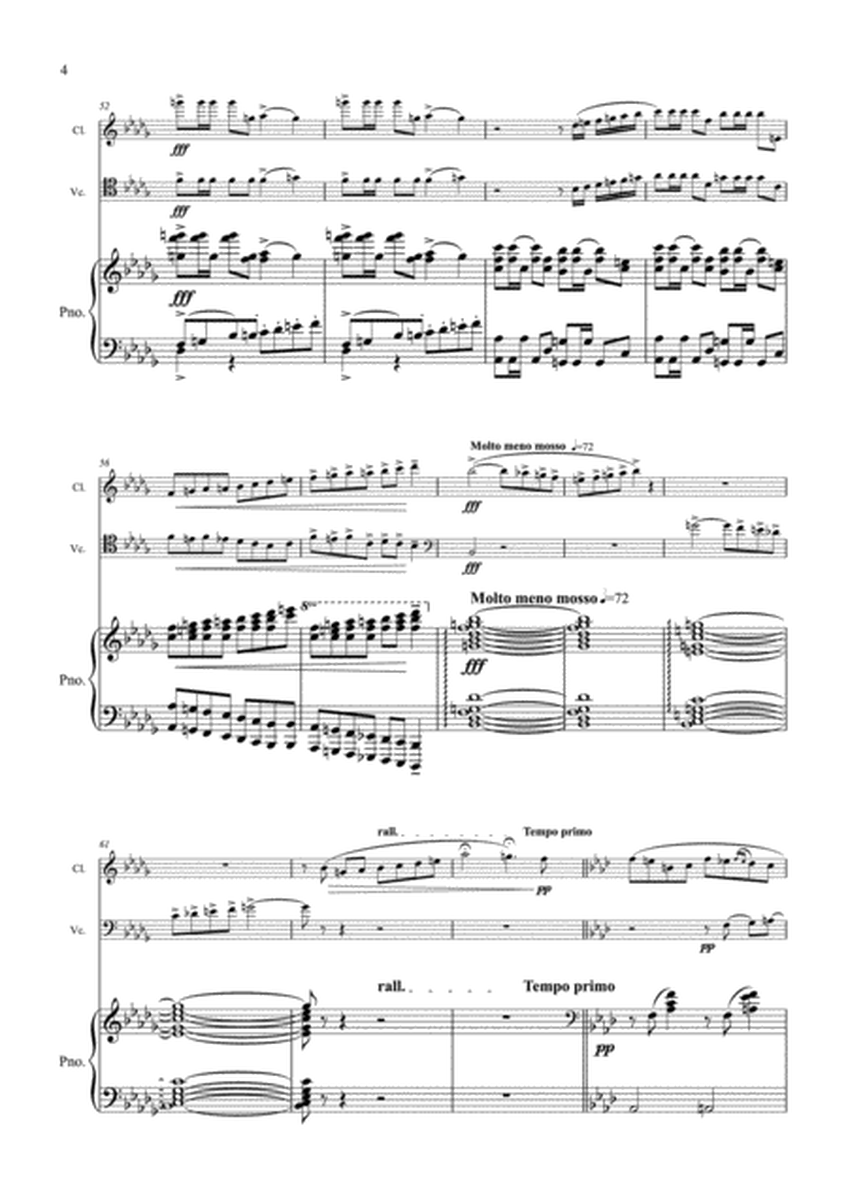 Tchaikovsky - Romance Op.5 - Clarinet Cello & Piano