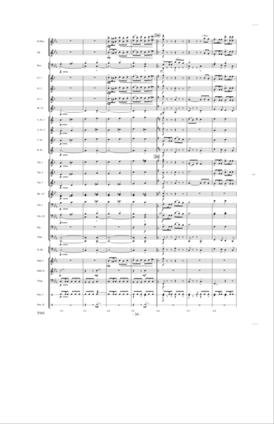 Into the Joy of Spring Concert Band scores gallery preview page 33