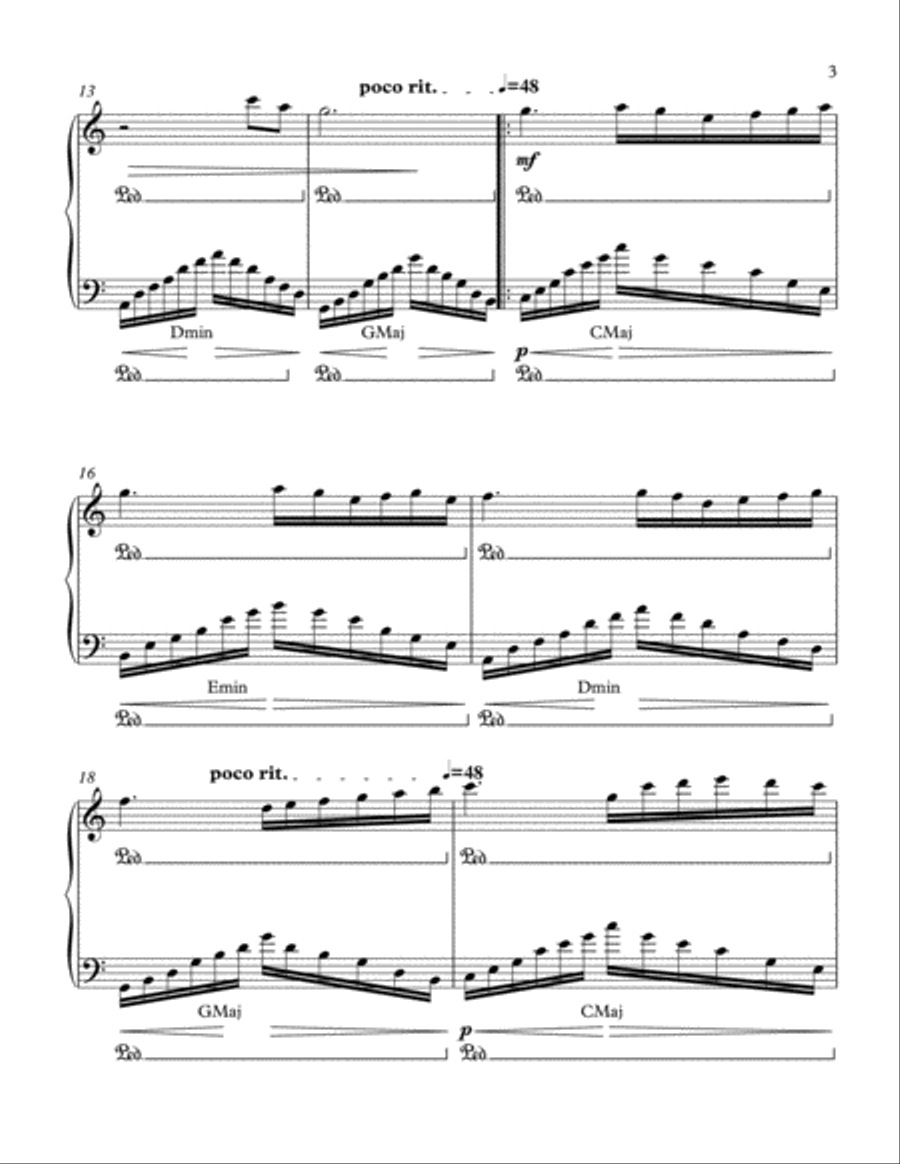 Every Now and Then (It's You) Piano Solo scores gallery preview page 3