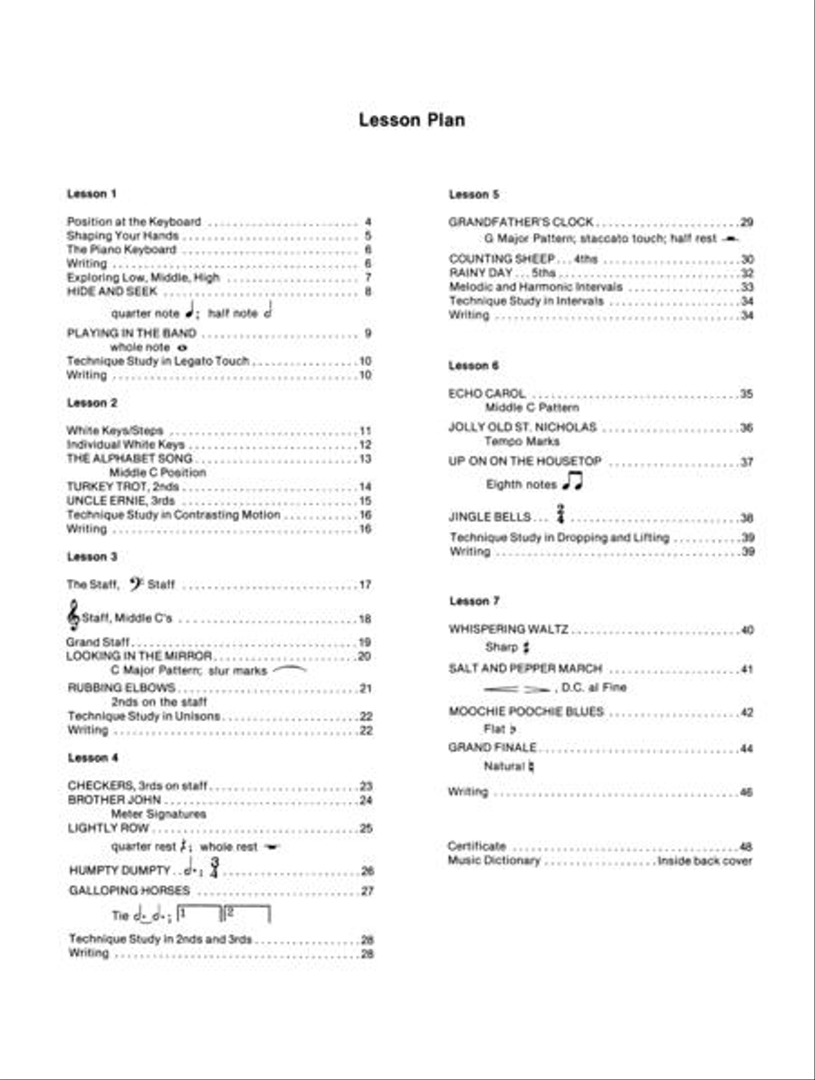 Noona Basic Piano Book 1 Piano Method scores gallery preview page 3