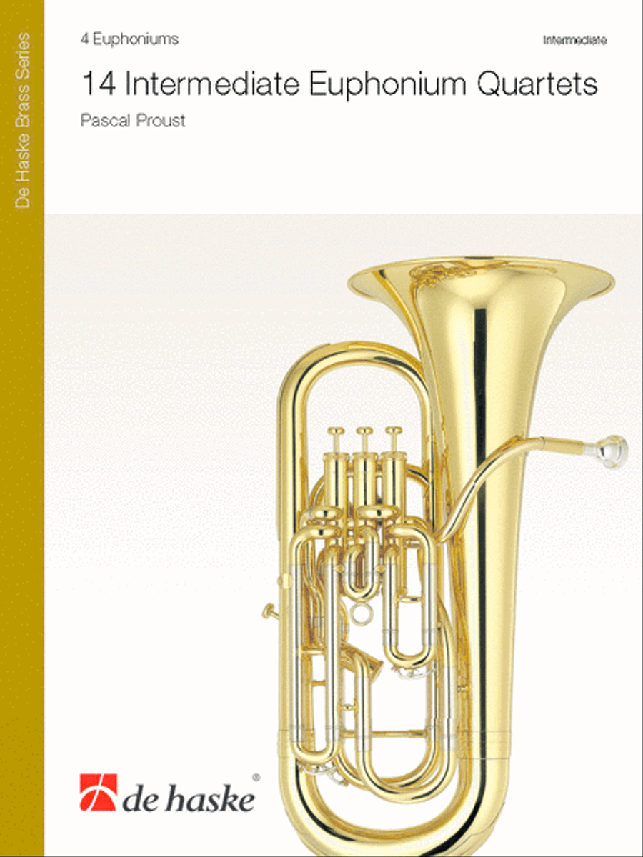 14 Intermediate Euphonium Quartets Euphonium Quartet scores gallery preview page 1