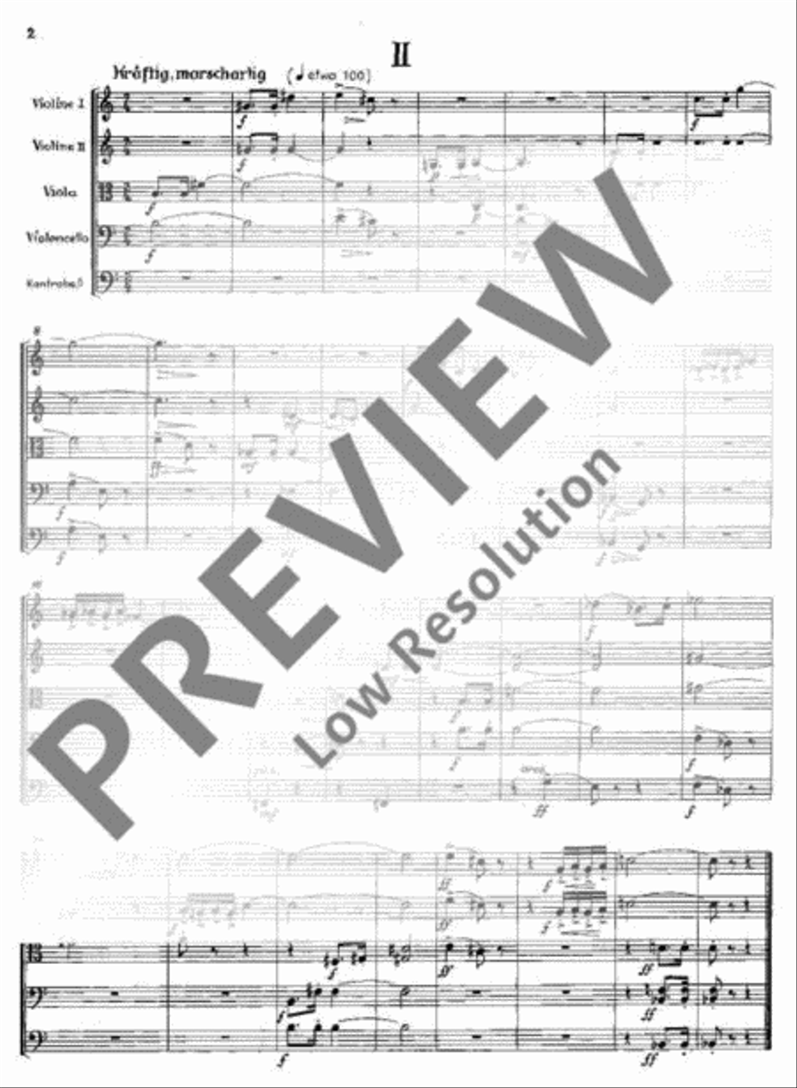 Sieben leichte Stücke String Orchestra scores gallery preview page 5
