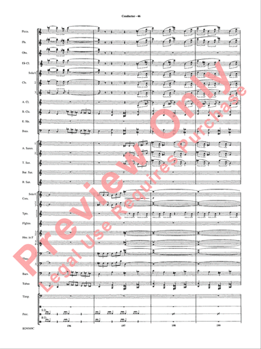 Jericho Concert Band scores gallery preview page 51