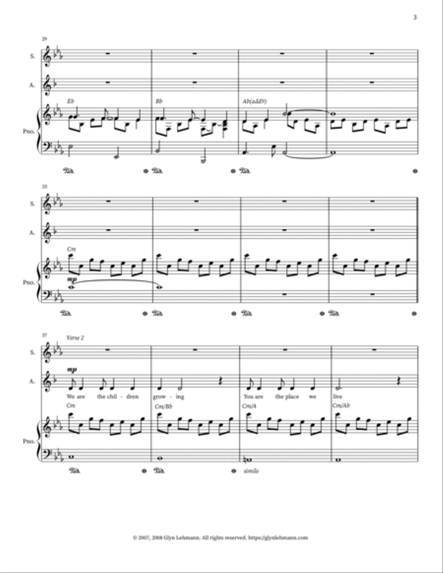 I Am The Earth I Am The Earth 2-Part scores gallery preview page 3