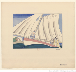 Book cover for Satie: Sports et Divertissements 8. Le Yachting - wind quintet