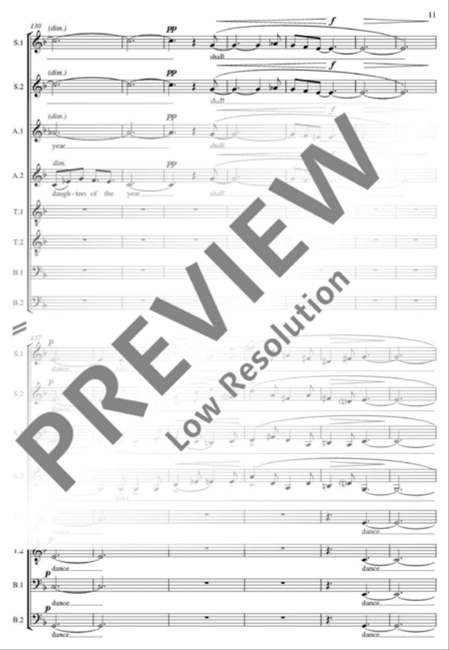 Summer Rounds SSAATTBB scores gallery preview page 18