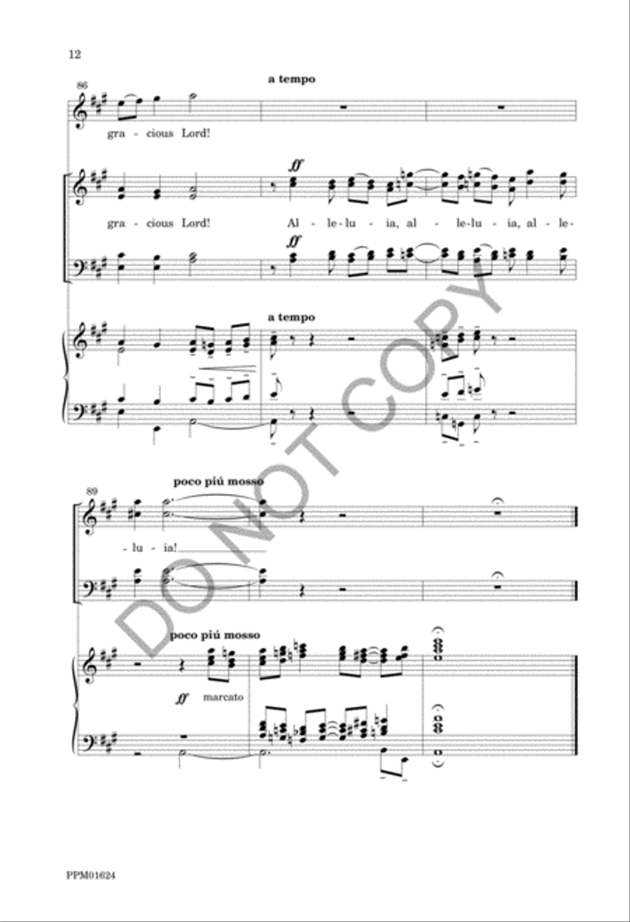 Christ, the Lord, Is Risen Today 4-Part scores gallery preview page 15