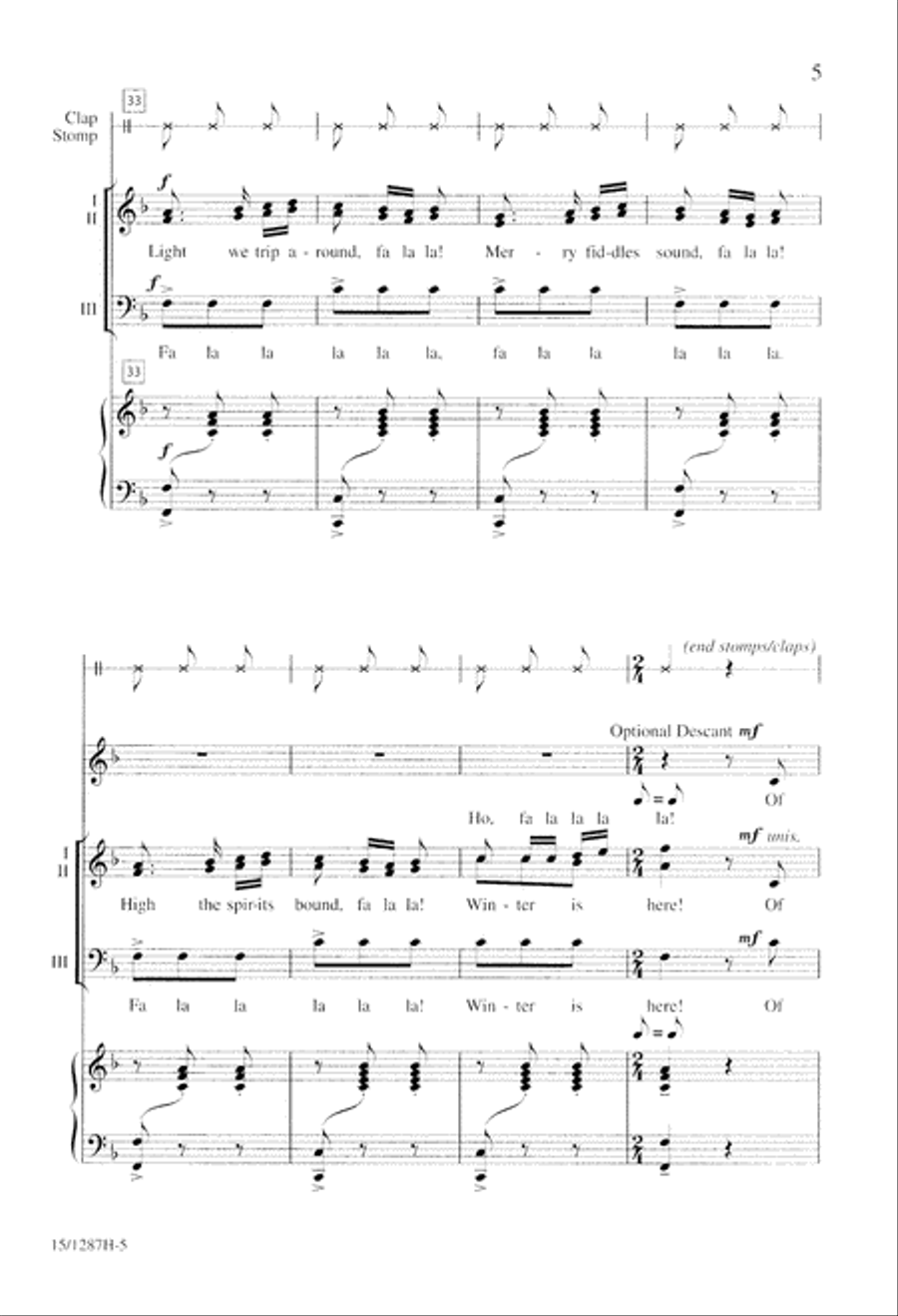 Winter Carnival Winter Carnival 3-Part scores gallery preview page 5